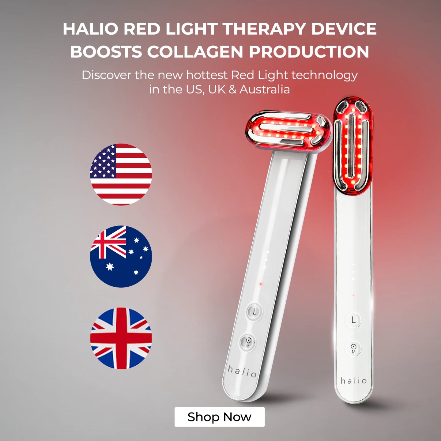 Halio Red Light Therapy Device Boosts Collagen Production - Discover the new hottest Red Light Technology in the US, UK & Australia