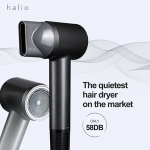 Halio Hypersonic Hair Dryer - only 58DB - The quietest hair dryer on the market