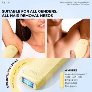Halio SilkGlow IPL Sapphire Cooling Hair Removal Device
