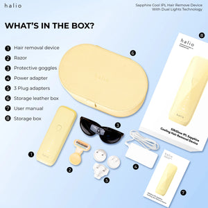 Halio SilkGlow IPL Sapphire Cooling Hair Removal Device