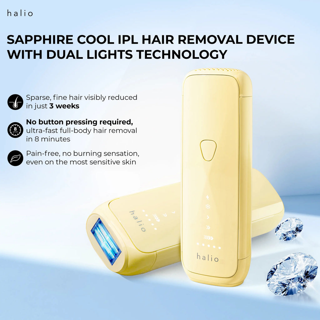 Halio SilkGlow IPL Sapphire Cooling Hair Removal Device
