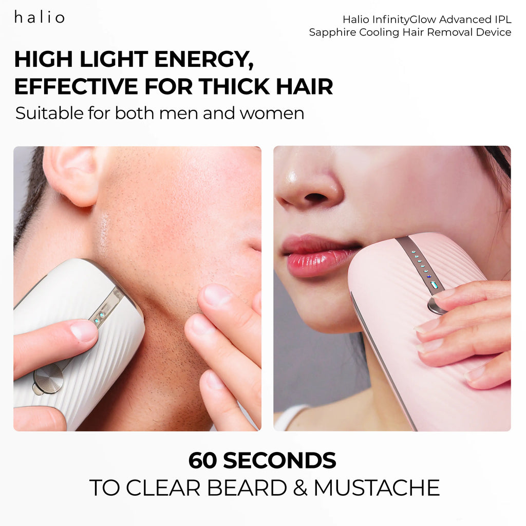 Halio InfinityGlow Advanced IPL Sapphire Cooling Hair Removal Device