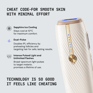 Halio InfinityGlow Advanced IPL Sapphire Cooling Hair Removal Device