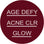Three targeted modes: Age Defy, Glow and Acne Clear