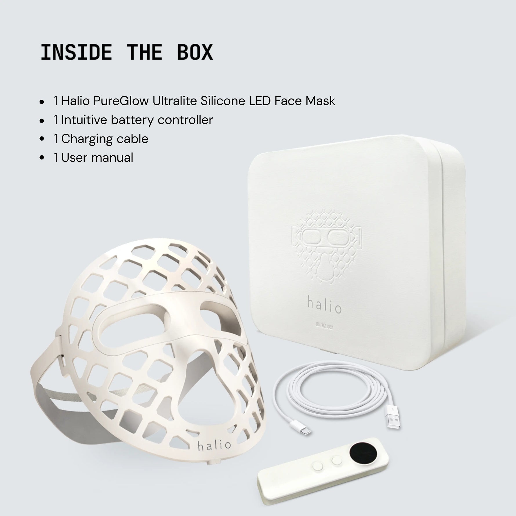 Halio PureGlow Ultralite Silicone LED Face Mask – Halio Sonic Halio PureGlow Ultralite Silicone LED Face Mask – Halio Sonic