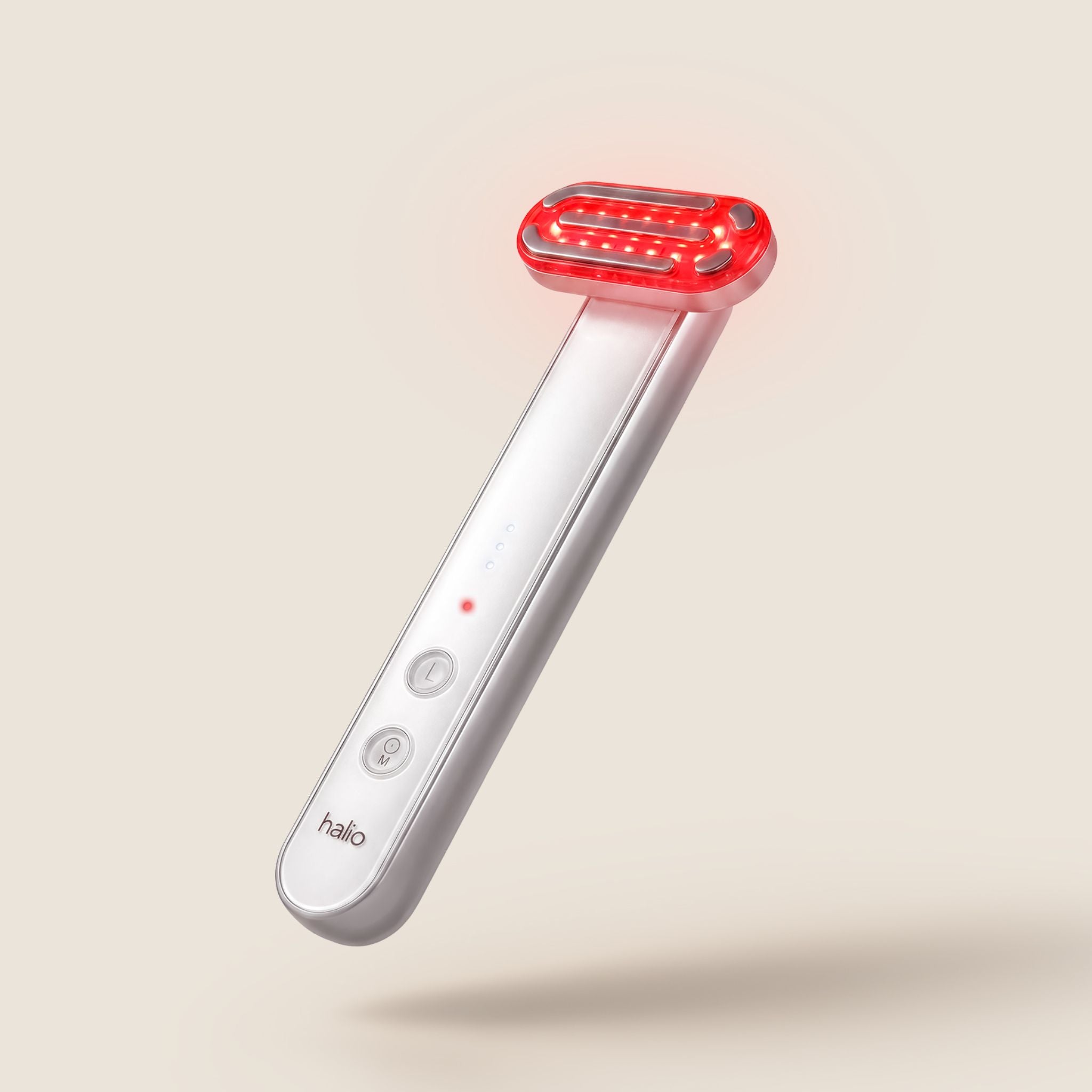 halio 美顔器 LEDライト ホワイト Red Light Therapy Device | 4-in-1 Red Light, EMS, Sonic & Warmth