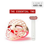 Bundle - the essential two - 1x Halio PureGlow Ultralite Silicone LED Face Mask and 1x Halio Red Light Therapy Device