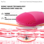 SONIC WAVE TECHNOLOGY REMOVES DIRT AND OIL - 14000 VIBRATIONS/MINUTE - 14 VIBRATION MODES