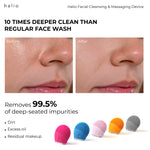 10 TIMES DEEPER CLEAN THAN REGULAR FACE WASH - Removes 99.5% of deep-seated impurities - Dirt - Excess oil - Residual makeup
