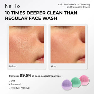 10 TIMES DEEPER CLEAN THAN REGULAR FACE WASH - REMOVES 99.5% of deep-seated impurities - Dirt - Excess Oil - Residual makeup