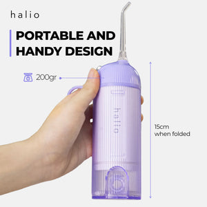 Halio UltraClean Oral Irrigator - Portable and Handy Design - 200gr - 15cm when folded