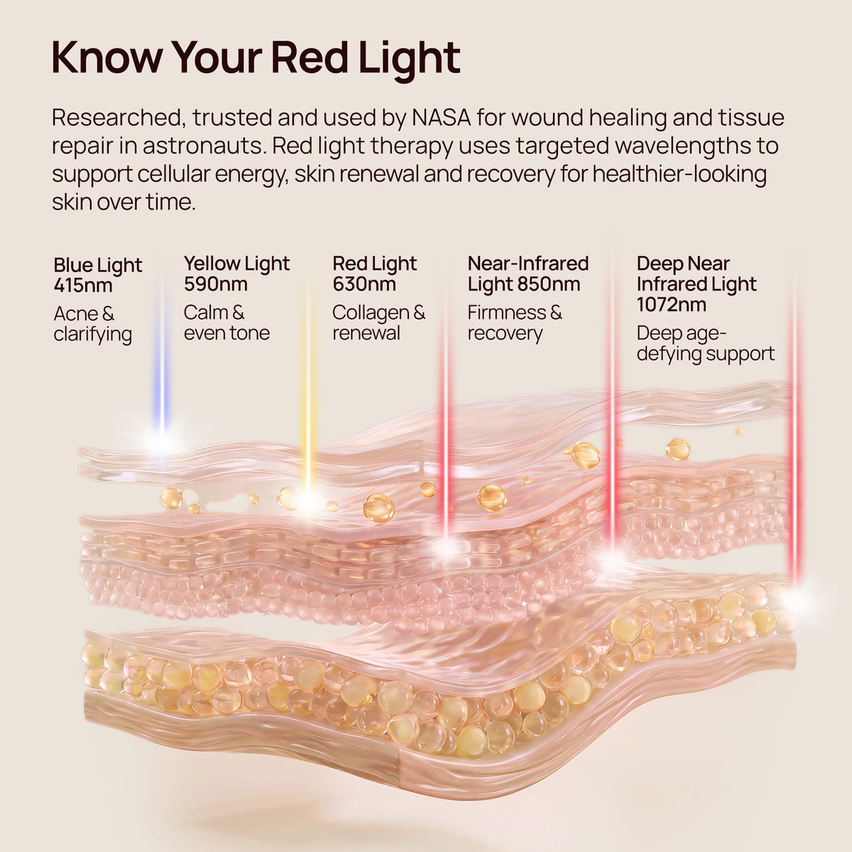 Five Wavelengths. One Mask.