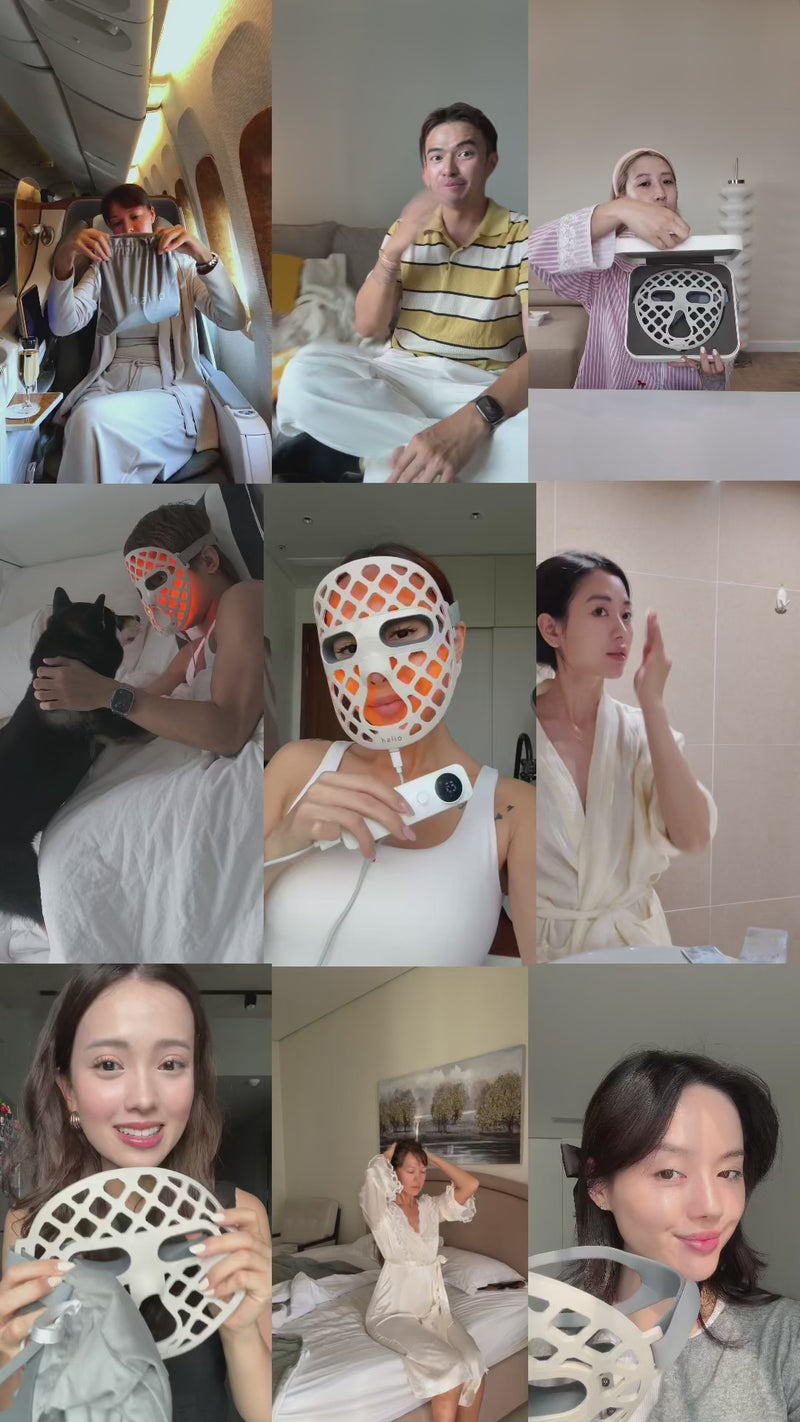 Halio PureGlow Ultralite Silicone LED Face Mask – Halio Sonic