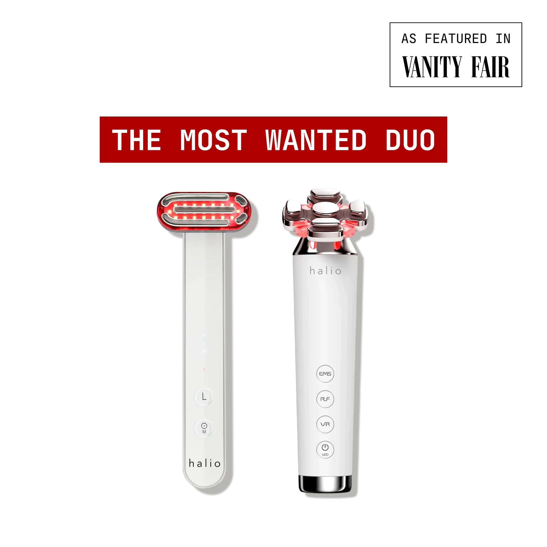 The most wanted duo - Halio Red Light Therapy Device and Halio RevitaWave Skin Rejuvenator