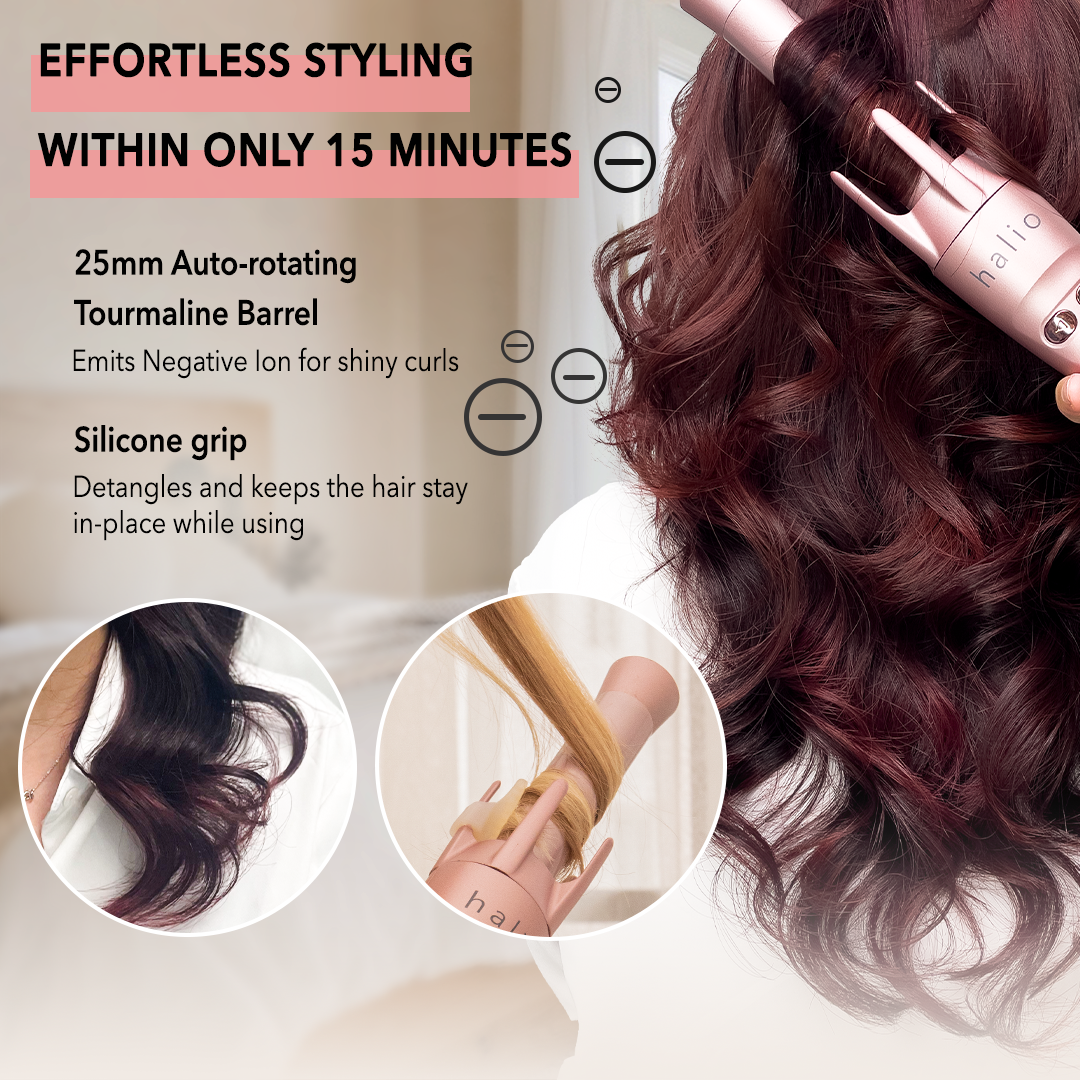 Halio Auto Rotating Hair Curler