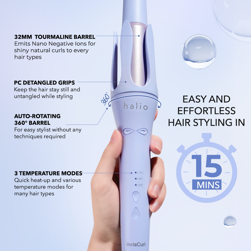 Halio instaCurl Premium Automatic Hair Styler